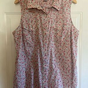 Wrangler Western Pearl Snap Shirt XXL Americana Coastal Cowgirl Rodeo
